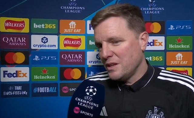 星空体育-埃迪-豪：我们今晚的表现非常出色；吉马良斯脚踝有一些肿胀