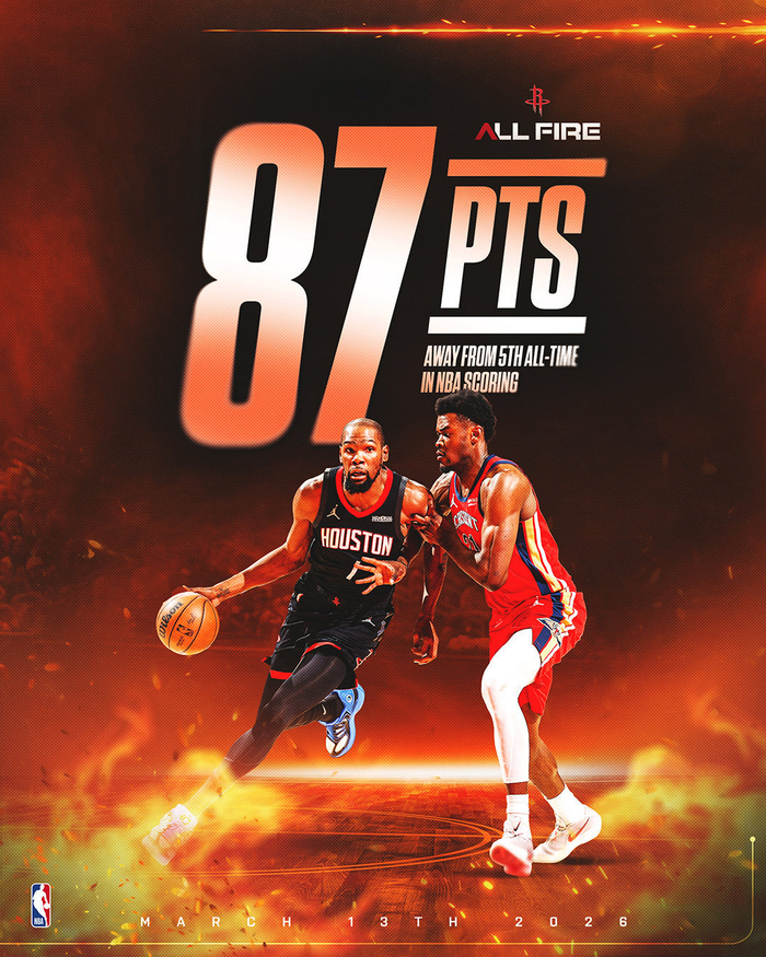 星空体育APP-杜兰特距超乔丹仅差87分，火箭五战赛程引关注|凯文·杜兰特|湖人|热火|公牛|老鹰_新浪体育_新浪新闻